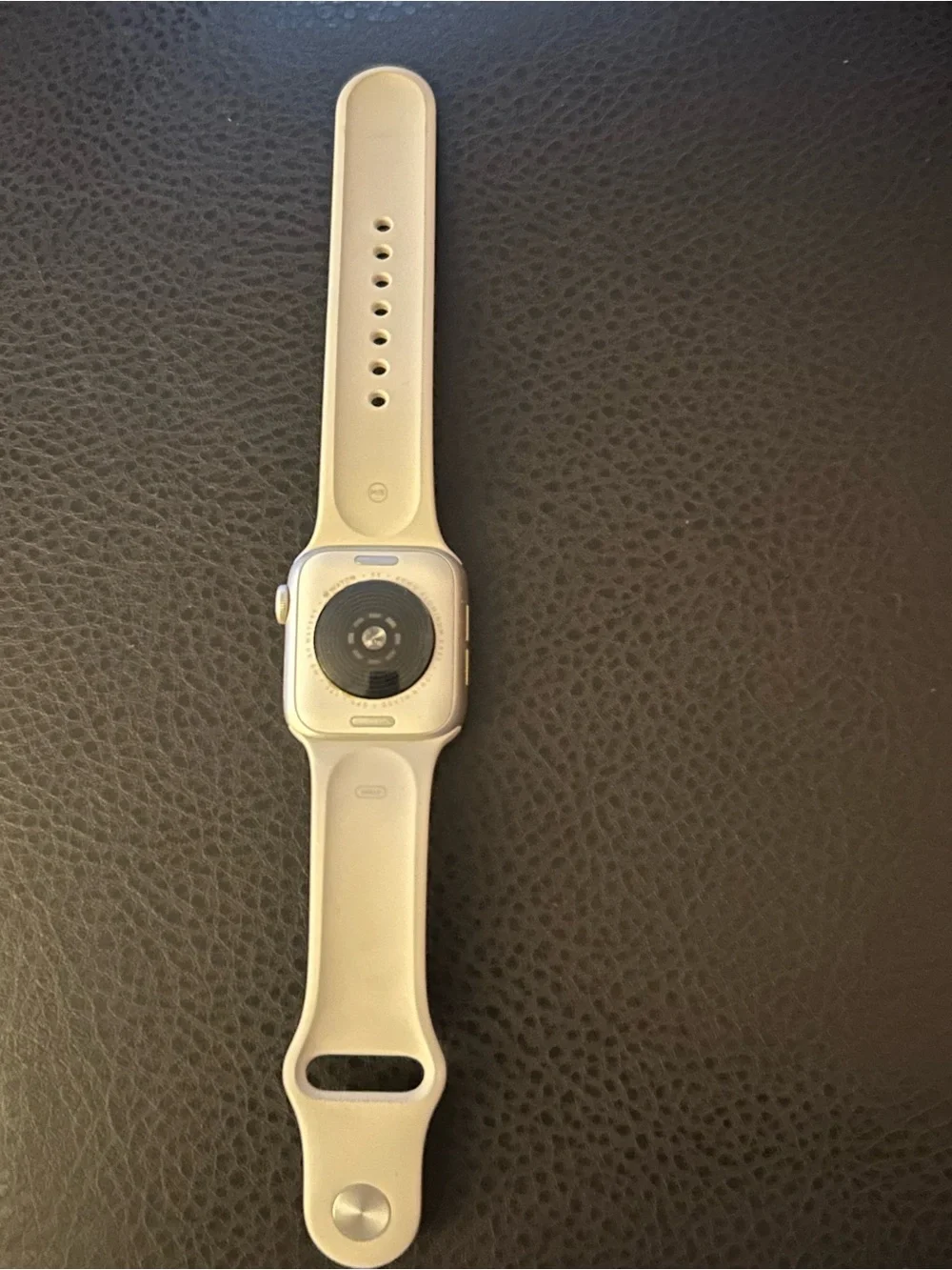 Apple White Smartwatch with White Sport Band